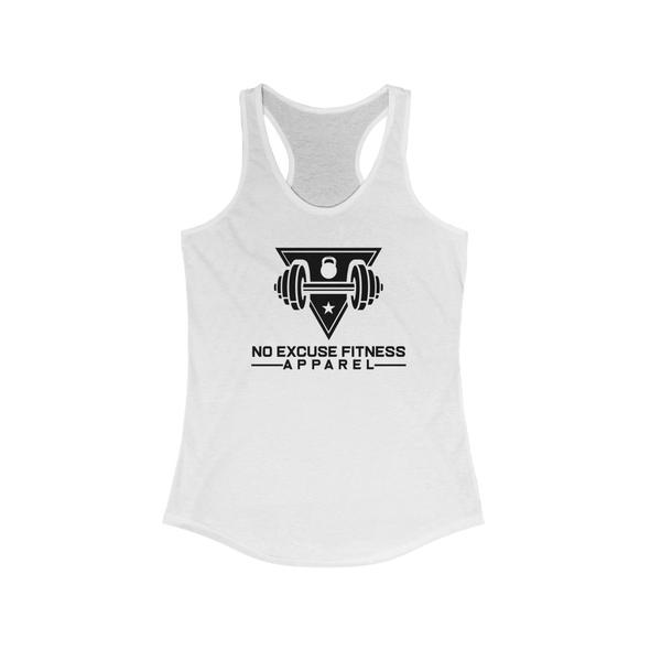 Women's NO EXCUSE FITNESS APPAREL LOGO Racerback Tank