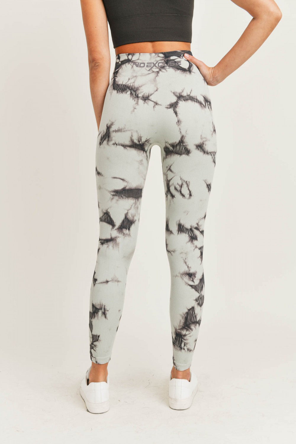 Tie-Dye Ribbed Seamless Highwaist Leggings