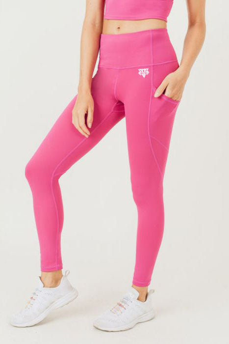 Solid & Slanted Panels Highwaist Leggings