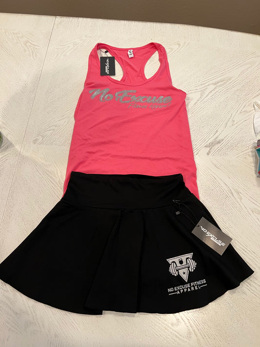 Bar-bie NO EXCUSE FITNESS APPAREL Racerback Tank