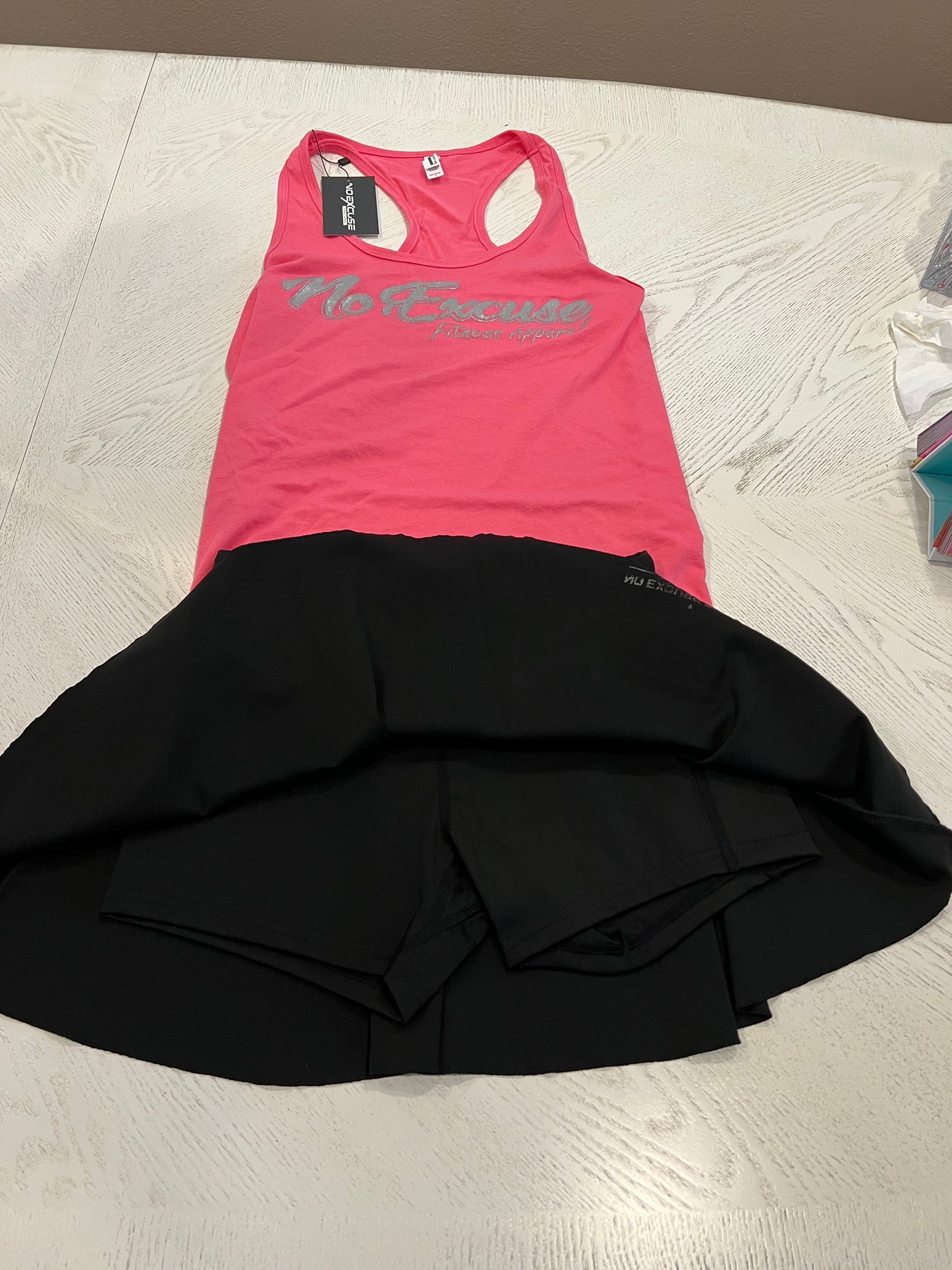 NO EXCUSE FITNESS APPAREL tennis skort