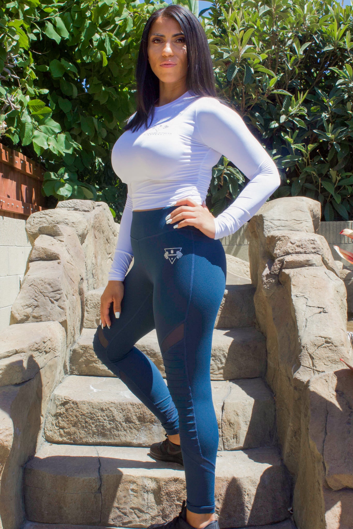 Moto Mesh Full Leggings