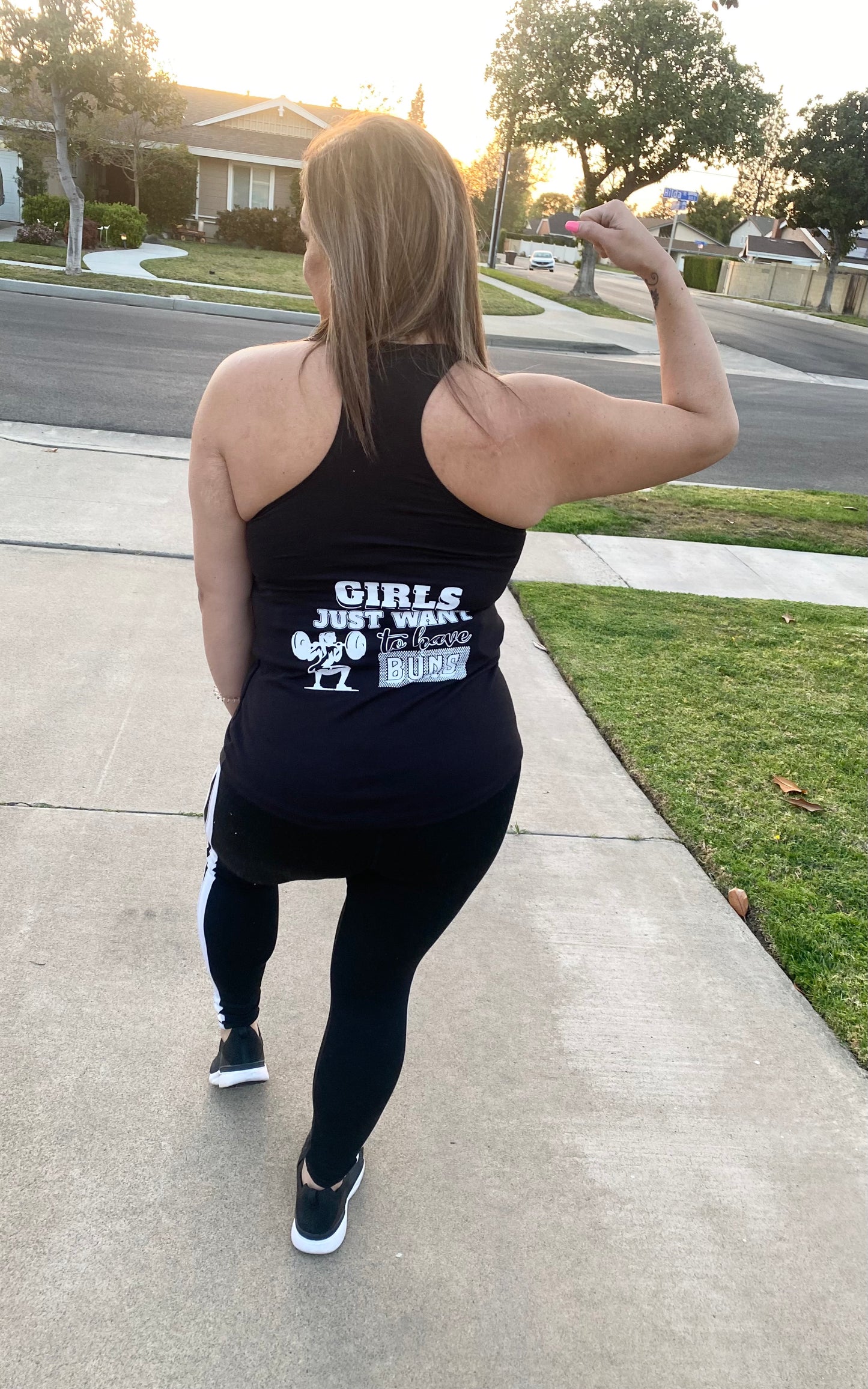 Girls Just Want To Have Buns Tank