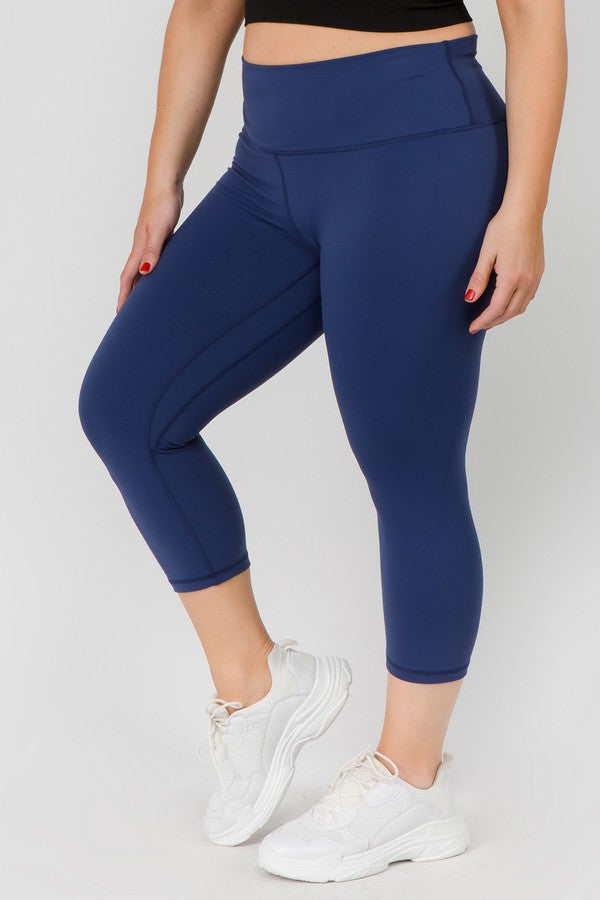 Women's Plus Active Buttery Soft Capri Leggings