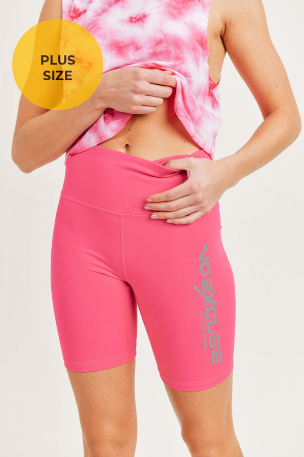 Plus- Highwaist Biker Short