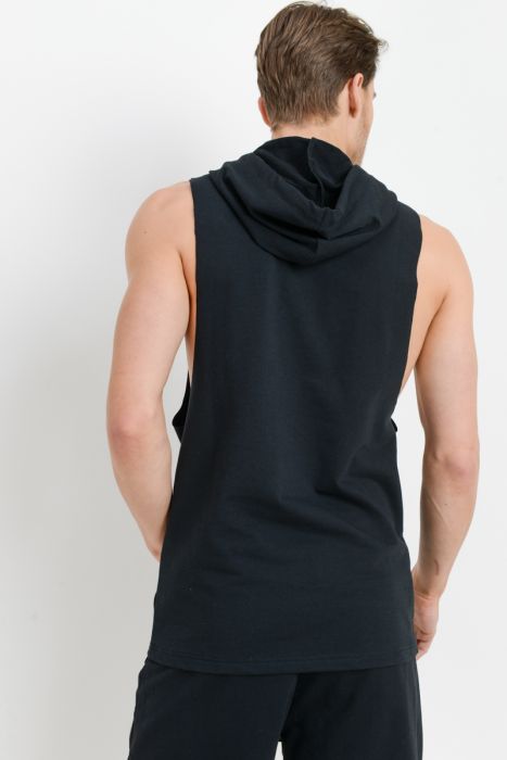 Men- Muscle Hoodie Tank