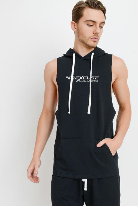 Men- Muscle Hoodie Tank