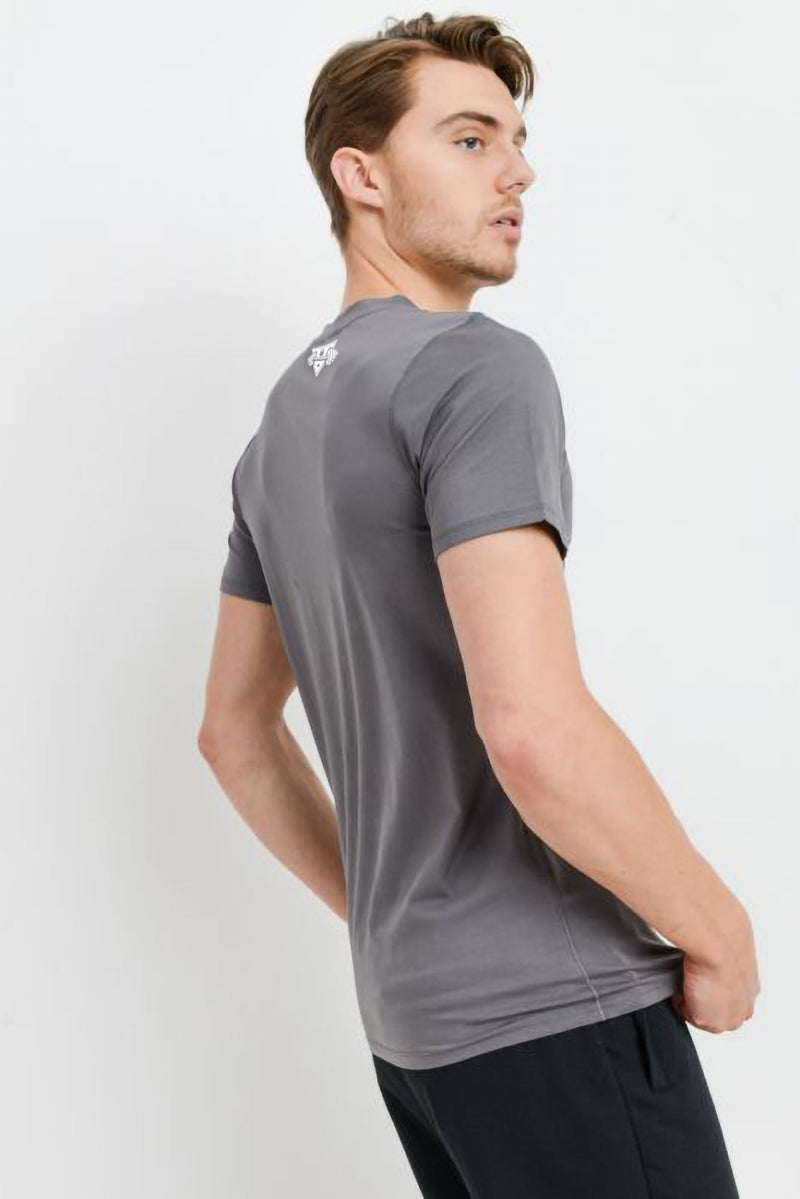 Men- Cool Touch Cotton Blend Crewneck Essential Active Shirt