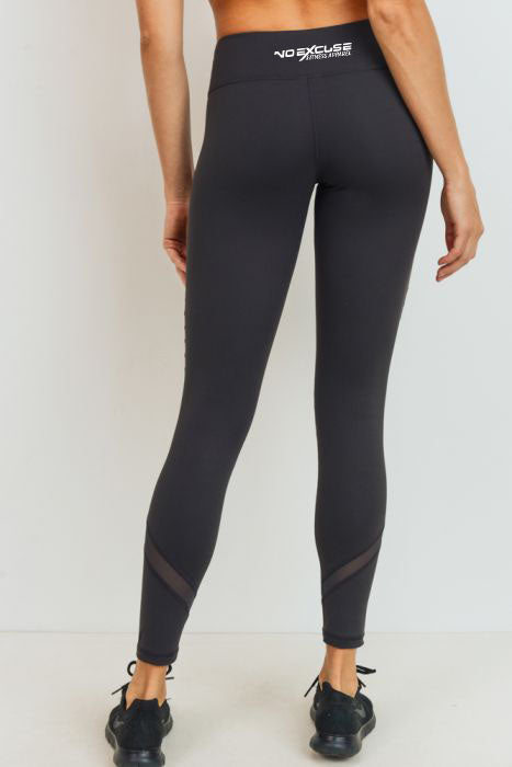 Moto Mesh Full Leggings