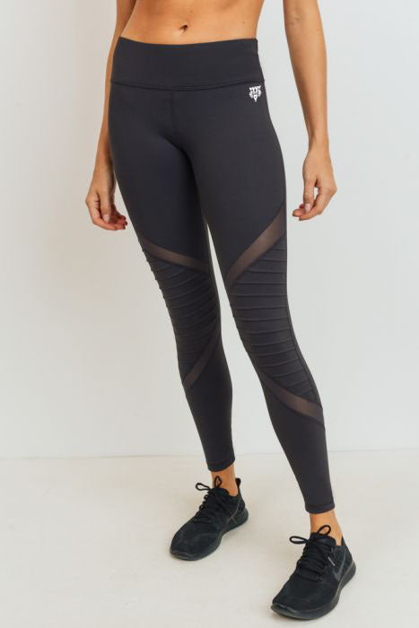 Moto Mesh Full Leggings