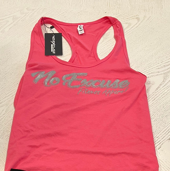 Bar-bie NO EXCUSE FITNESS APPAREL Racerback Tank