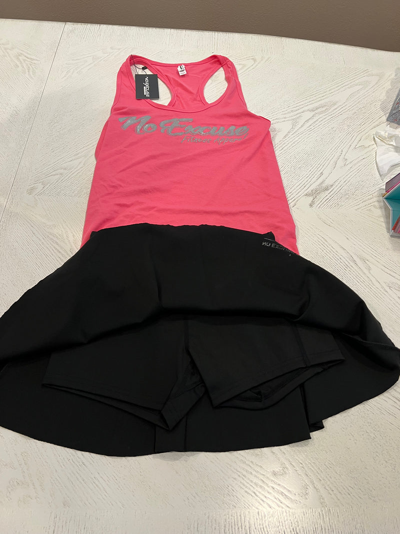 NO EXCUSE FITNESS APPAREL tennis skort