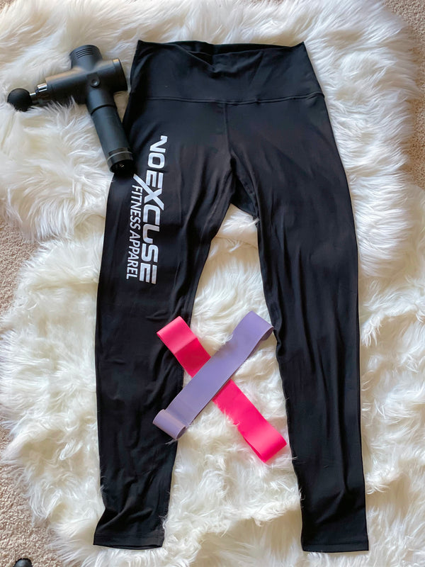 NO EXCUSE FITNESS APPAREL Women's plus high rise leggings